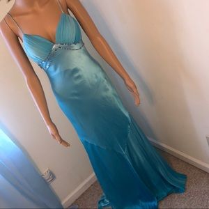 SALE Jovani Blue Hues Mermaid Prom Dress